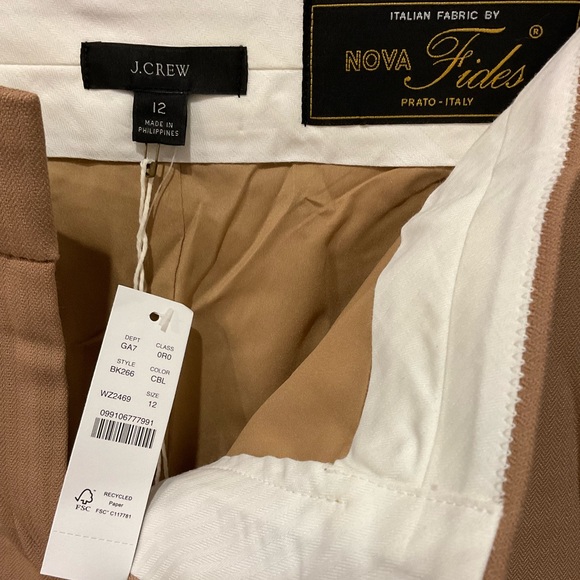 J. Crew Willa Cropped Flare Pant in Italian City Wool - Picture 8 of 9